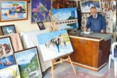 61 yıllık terzi, 70'inden sonra ressam oldu