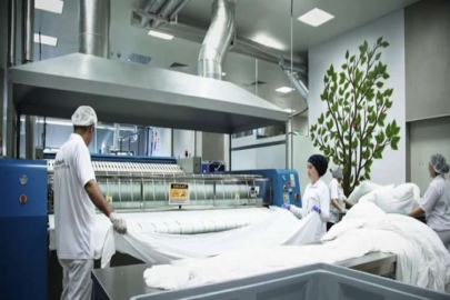 Hastanede, çamaşır ve çamaşırhane hizmetleri