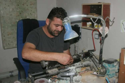 Hobi olarak başladı   tespih ustası oldu