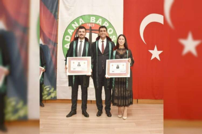 Karı-koca aynı gün avukat oldular