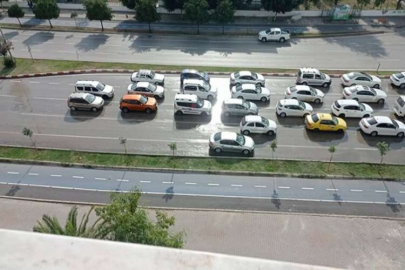 Fiskiyeler açık unutulunca bulvar göle döndü