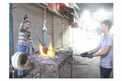 Kelle ütücülerin  yoğun mesaisi