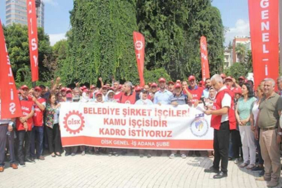 Belediye şirket işçilerine kadro talebi
