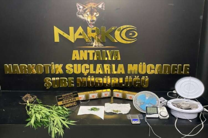 Antalya'da uyuşturucu operasyonunda 1 zanlı yakalandı