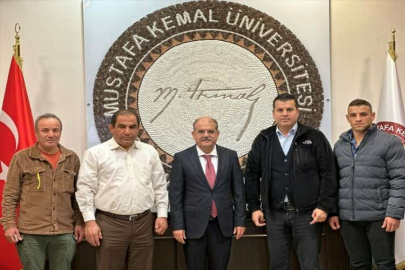 Hatay Mustafa Kemal Üniversitesi Rektörü Prof. Dr. Kaya'ya ziyaret