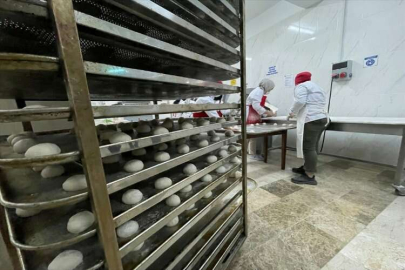 Osmaniye'de pansiyonlu okulların ekmeği meslek lisesinin fırınında pişiyor