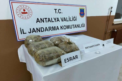 Kumluca'daki sel felaketi güvenlik kameralarına yansıdı