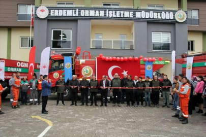 Erdemli Orman İşletme Müdürlüğüne su tankeri desteği