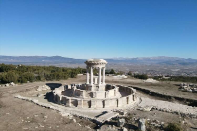 Kibyra'da ayağa kaldırılan anıtsal çeşmeden 1300 yıl sonra su akacak