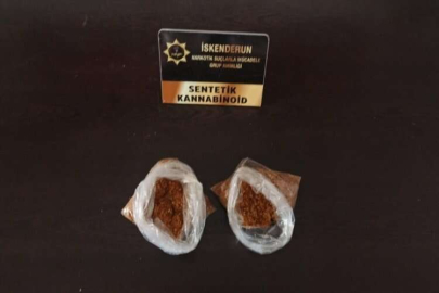 İskenderun'da evinde uyuşturucu ele geçirilen şüpheli yakalandı