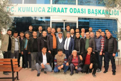 Kumluca Ziraat Odasında Hidayet Kökce yeniden başkan seçildi