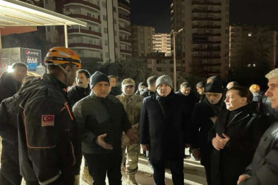 Tarım ve Orman Bakanı Kirişci, Adana'da arama kurtarma çalışmasını takip etti: