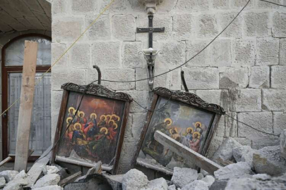 Antakya'daki Rum Ortodoks Kilisesi de depremlerde yıkıldı