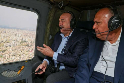 Dışişleri Bakanı Çavuşoğlu, Mısırlı mevkidaşı Şukri ile Adana'da bir araya geldi