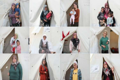 Hatay'da depremzede kadınlar umutlarını ayakta tutuyor