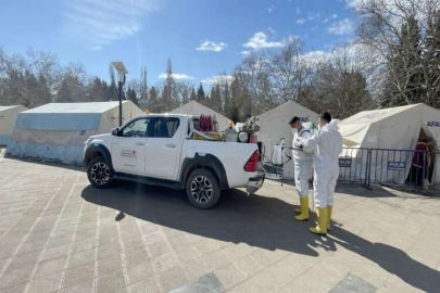 Kahramanmaraş'ta dezenfeksiyon için özel temizlik ve ilaçlama ekibi oluşturuldu