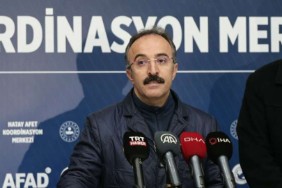 İçişleri Bakan Yardımcısı Çataklı, Hatay'da Afet Koordinasyon Merkezi'nde konuştu: