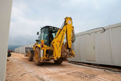 Pazarcık'ta depremzedeler konteyner kente yerleştirilmeye başlandı