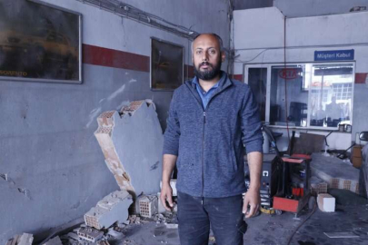 Antakya'da iş yerlerini açan oto tamircileri, depremzedelere hizmet veriyor