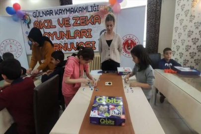 Gülnar'da öğrenciler zeka oyunlarında yarıştı