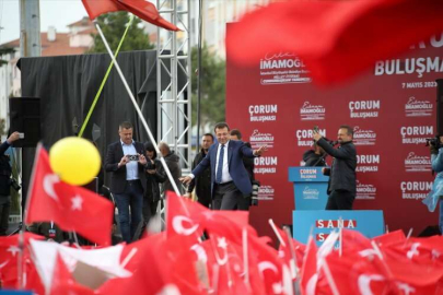 ÇORUM - İBB Başkanı İmamoğlu, "Halk Buluşması"na katıldı