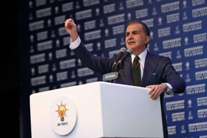 AK Parti Sözcüsü Ömer Çelik, partisinin Adana mitinginde konuştu: