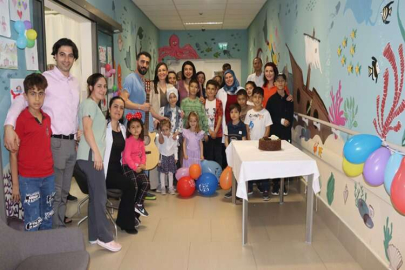 Talasemili çocuklara sürpriz etkinlik