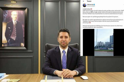 Ak Parti seçim afişleri kesiliyor iddiası