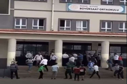 Adana'da bir okulda sandıkta kavga çıktı