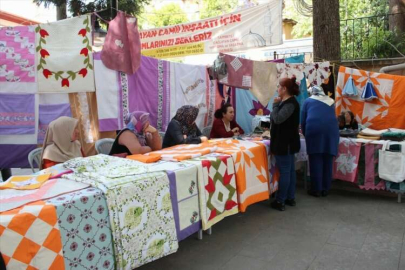 Saimbeyli Halk Eğitim Merkezi'nde yıl sonu sergisi açıldı