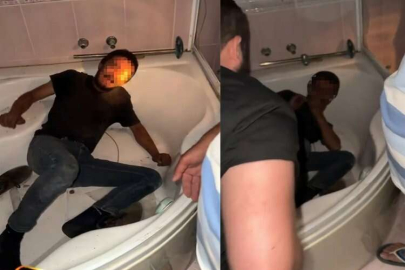 Hasarlı binadan hırsızlık yapan zanlı jakuzide yakalanıp darp edildi