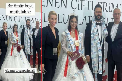 Caner Toygar evlendi. Esra Erol taktı takıştırdı