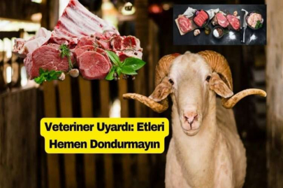 Veteriner uyardı: Etleri hemen dondurmayın