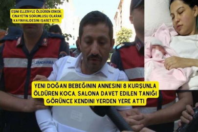 Katil koca salona çağırılan tanığı görünce sinir krizi geçirdi