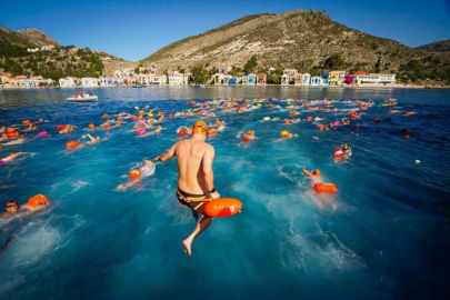 Uluslararası Meis Kaş Yüzme Yarışı gerçekleştirildi