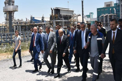 Bakan Işıkhan Mazıdağı ve Fosfat fabrikasını gezdi