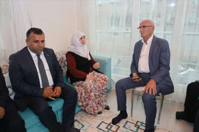 SAMSUN - AK Parti'li Yılmaz, vefat eden mahalle başkanının eşini Cumhurbaşkanı Erdoğan ile görüştürdü