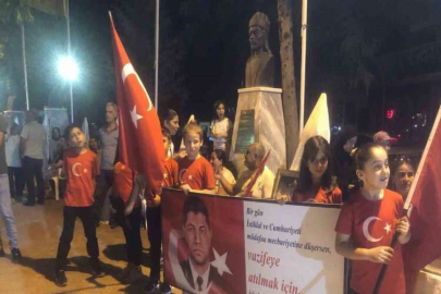 15 Temmuz Şehitleri için Kozan tek yürek oldu