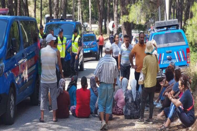 Köylü kadınlardan Akbelen'de oturma eylemi