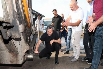 Başkan Kocaispir şantiyede işçilerle buluştu