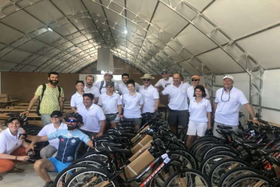 Hatay'da 225 çocuğa bisiklet hediye edildi ve güvenli sürüş eğitimi verildi