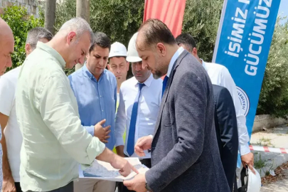 Karataş'ta doğal gaz çalışmaları başladı