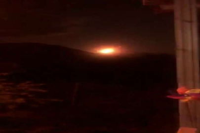 Erzurum’da geceyi aydınlatan göktaşı cep telefonu kamerasına yansıdı