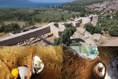 Kazılarında antik su kaynağına ulaşıldı