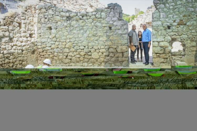 Olimpos Antik Kenti'nde yeni buluntulara ulaşıldı