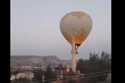 Kapadokya'da yürekleri ağza getiren anlar