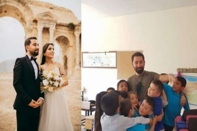 Ölen öğretmenin eşinden öğrencileri duygulandıran hediye