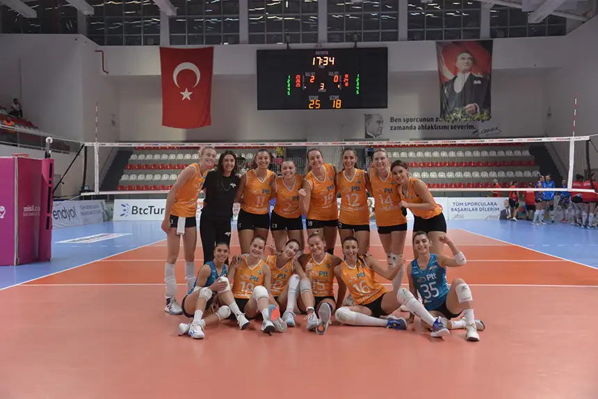 PTT SK, Muratpaşa Belediyesi Sigortashop'u 3-0 mağlup etti