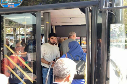 Özel halk otobüsü şoförleri ile 65 yaş üzeri vatandaşlar karşı karşıya geldi