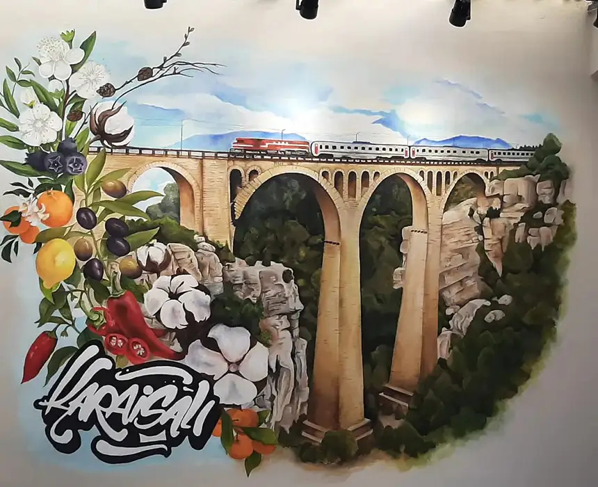 Fatma öğretmen okul ve kurum duvarlarını resimlerle süslüyor 2